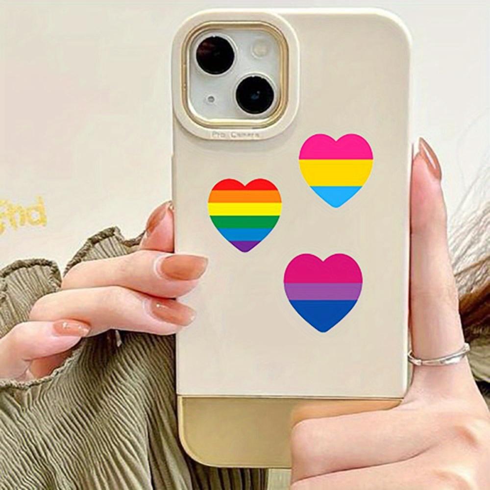 500pcs/ Roll LGBT Pride Month Love Valentine's Day Stickers Sealing Stickers Bisexual Lesbian Transgender Gift Decoration Stickers
