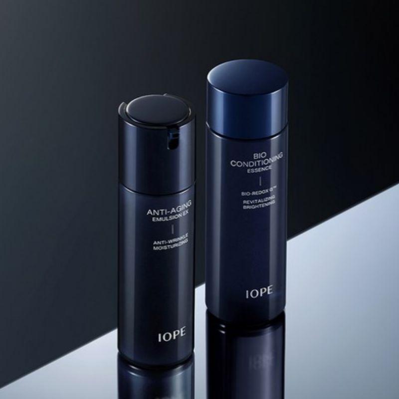 Iope Men Anti-Aging Skincare Set (2 Types) – Essence & Emulsion