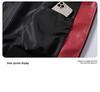 Men's Plus Size Embroidered Japanese Motorcycle Leather Jacket - Fashionable & Loose Fit