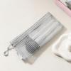 Square Transparent Storage Bag Breathable Mini Zipper Coin Purse Cosmetic Bag  Office Organization