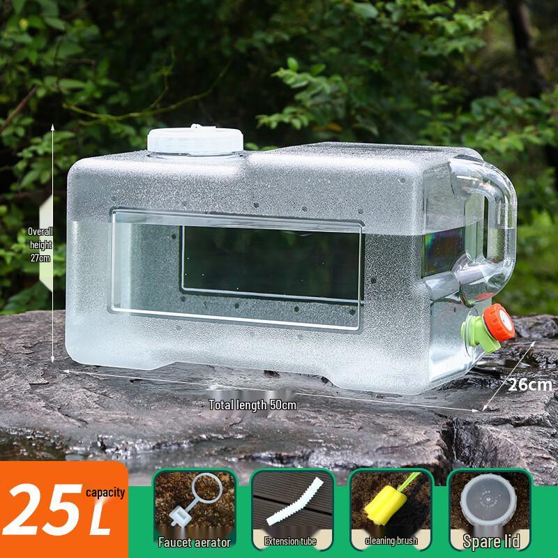 Portable 25L Water Storage Container with Faucet