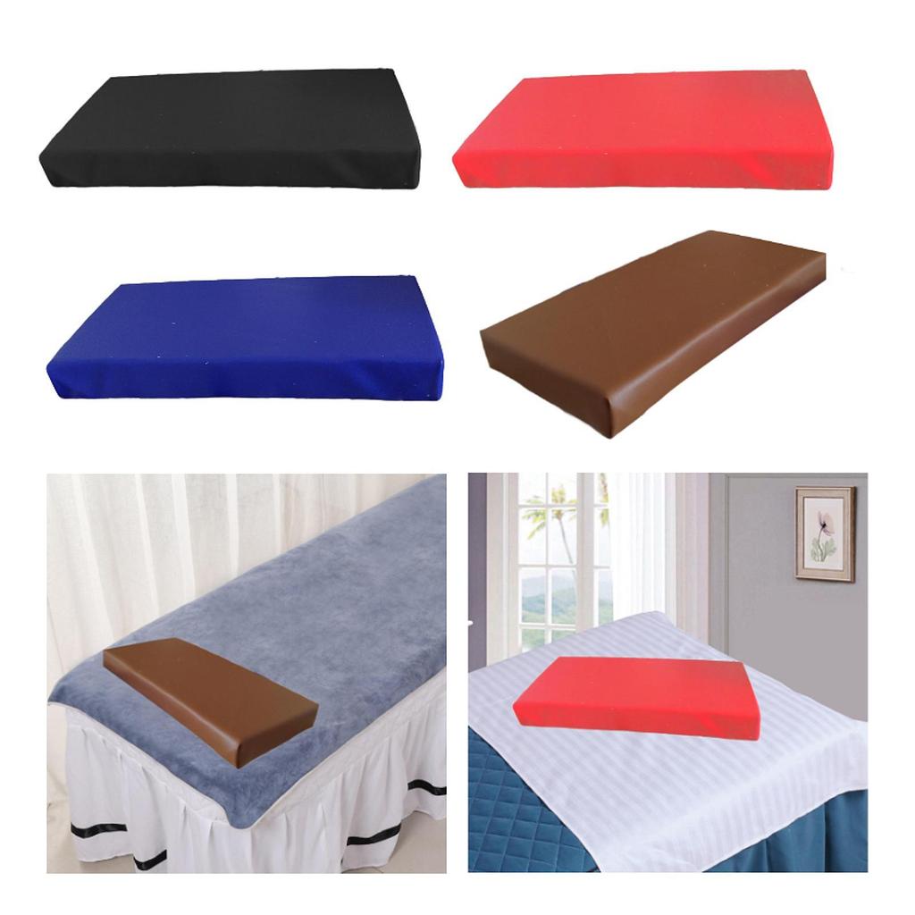 Cuscino per il collo e la testa per lettino da massaggio, comodo, riutilizzabile, versatile, in pelle PU, cuscino posizionabile per lettino SPA