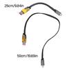Fast Charging Power Cord 65W Type C + USB to Type C Data Cable Wire 2-in-1 Designing with 480Mbps Transfer Rate 25/50cm