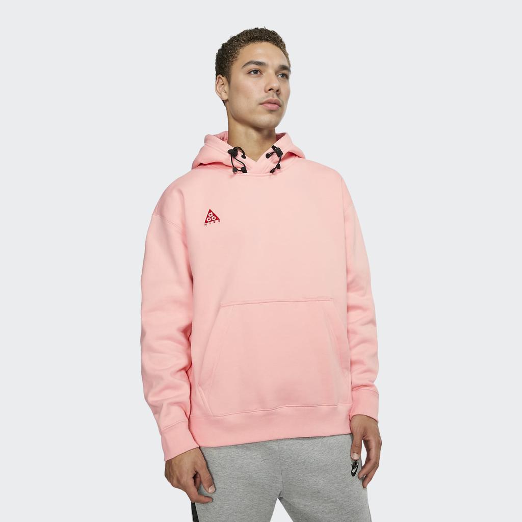 Nike NRG ACG Pullover Hoodie Men Tops Bleached-Coral-Red BQ7199-697