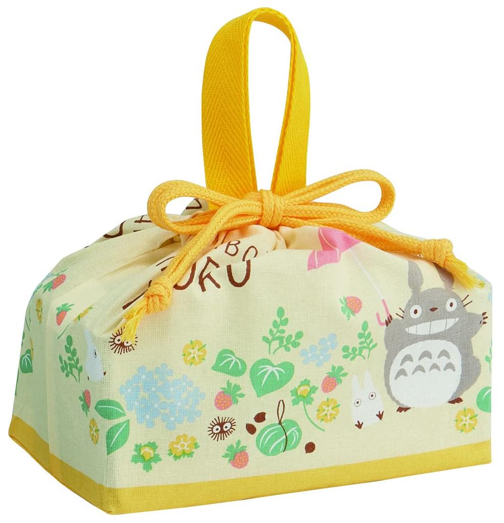 Skater Lunch Bag with Sanpomichi Made In Children's Gusset, Totoro, Design, Japan, KB7-A