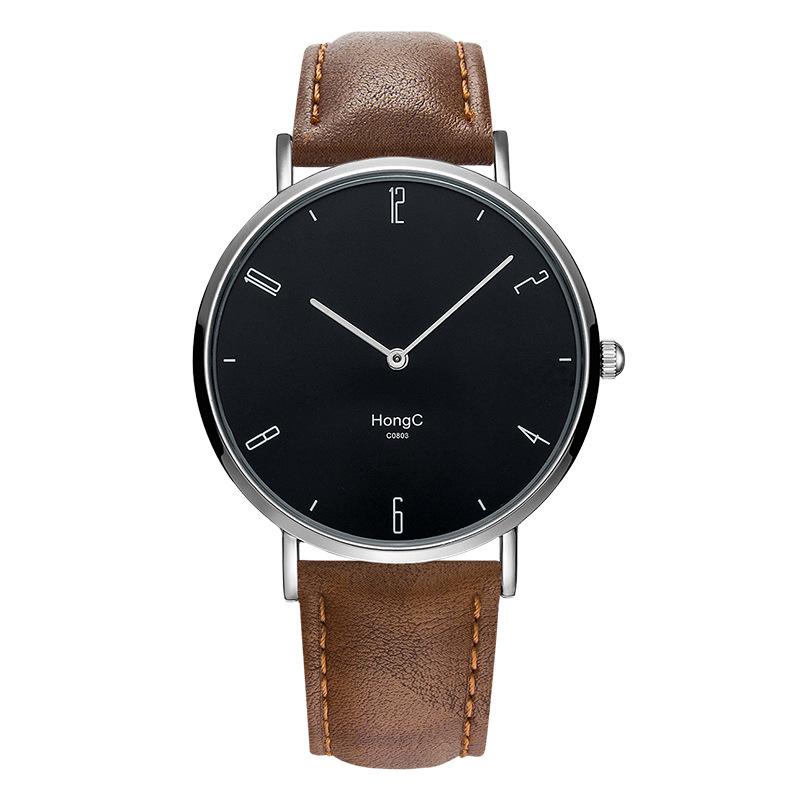 Minimalist Waterproof Quartz Couple Watch - Men's and Women's Trendy Design C803