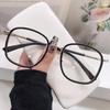 Elegant Anti-Fatigue Women's Reading Glasses - Large Frame, HD Vision, Youthful Look.
