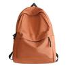 Schoolbag Korean Version of the New Solid Color Backpack, Fashionable, Simple and Large-capacity Backpack for Junior High School Students, Popular