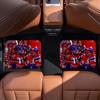 Montreal Canadiens pattern  Black Car Floor Mats Full Coverage All-Season Car Mats, XPE Non-Slip And Wear-Resistant Mats Suitable for SUV Interiors, T