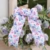 YAMA 2.5inch*10Yard Spring Wired Edge Ribbon  for DIY Handmade Decoration for Gift Wrapping Craft Supplies & Materials Butterfly