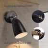 Applique murale d'intérieur - NETTLIFE - Spot GU10 - Noir - Métal - Orientable