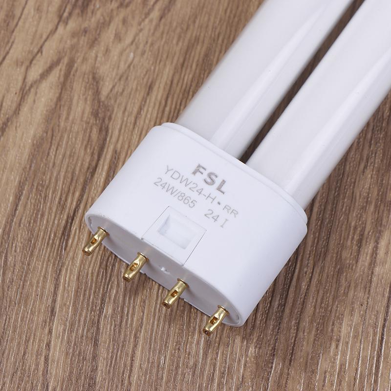 Fluorescent Tube 18W 24W 36W Energy Saving Lamp Cfl 4 Pins Twin-Tube Energy-Saving Light Bulb H Tubes White