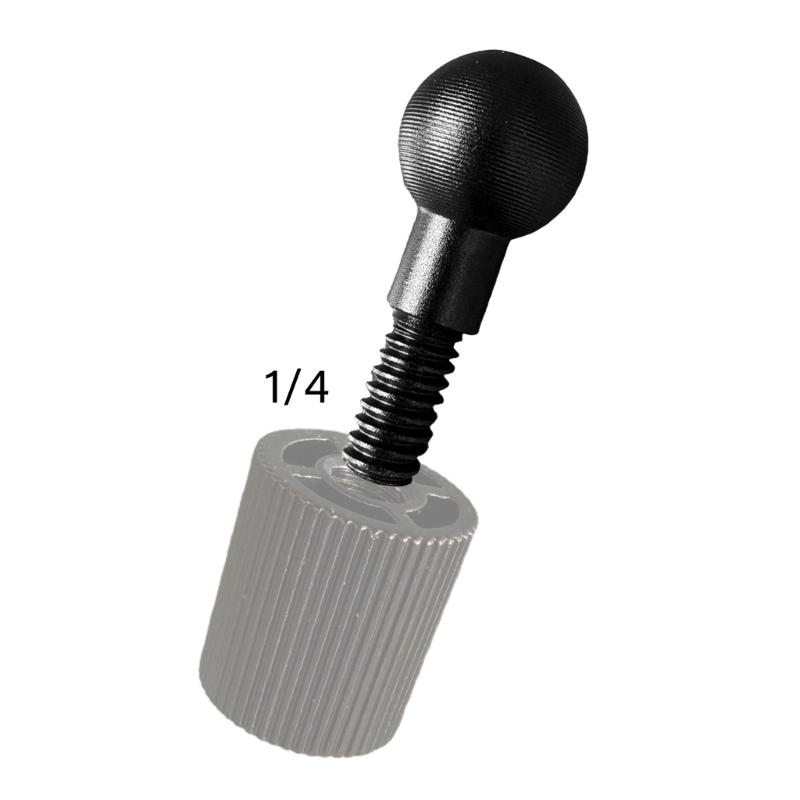 Pack of 2 Aluminum Ball Head to 1/4inch Thread Adapter for Camera Mount Accessories in Photography Live Streaming and Motorcycle Navigation