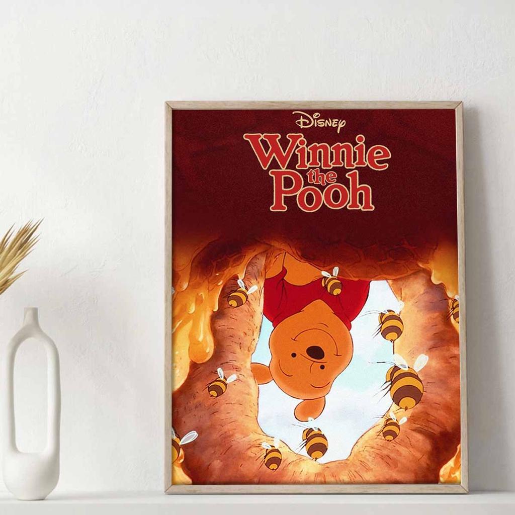 DIY Diamond Painting Winnie The Pooh and The Bee Cross Stitch Kit Mosaic Art Diamond Painting Full Circle Diamond Home Decoration