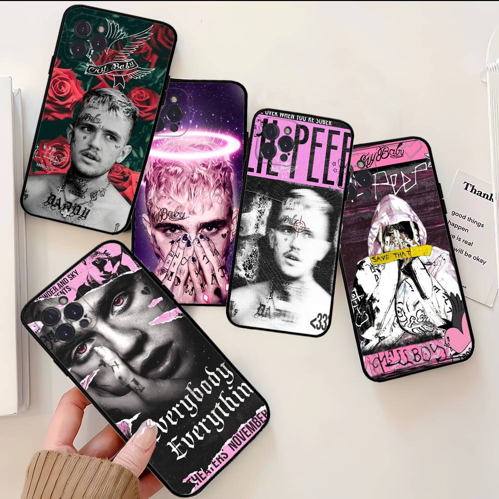 Emo Rapper Lil Peep Phone Case For Iphone 17 16 15 16e 14 13 12 11 Pro Max Plus Case Cover Coque