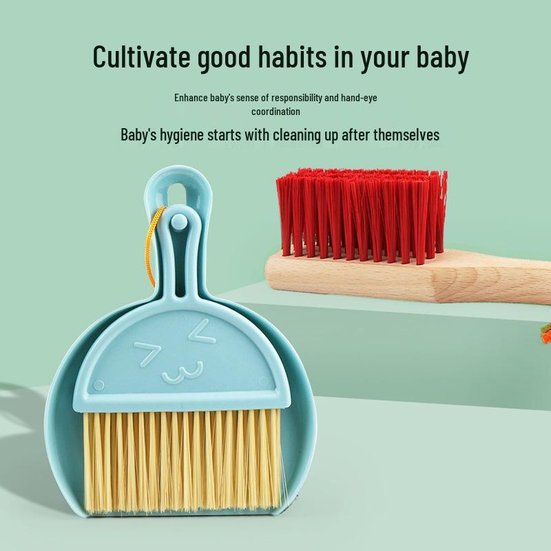 Kids' Wooden Cleaning Set: Pretend Play Housekeeping Toys for Kindergarten Boys & Girls