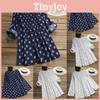 Women Plus Size Printed Dot Tshirt Dress Ladies Casual Baggy Tunic Tops Blouse