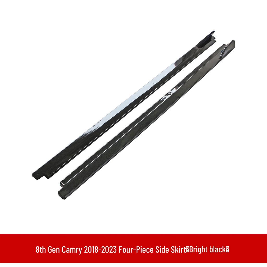 2018-2023 Toyota Camry 8:e generationen Karosskit: Sidokjolar, Frontsplitter, Läpp, Sidokjol, Takspoiler.