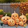 Handmade Resin Pumpkins Halloweens Pumpkins Decorations Autumn Harvests Festival Halloweens Party Decors