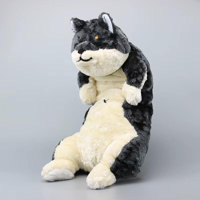 

Супер пушистая милая 76 см плюшевая подушка в виде собаки корги, мягкие игрушки для подруги, подарок на день рождения