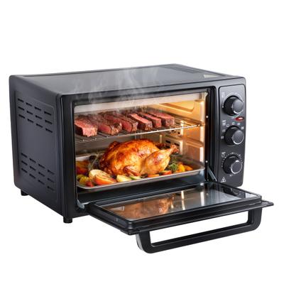 Convection Oven 34QT/32L Kitchen Oven 1500W Multi-Functional Countertop Toaster with Multifunctional 60-Min Timer Crispy Roast Dehydrate