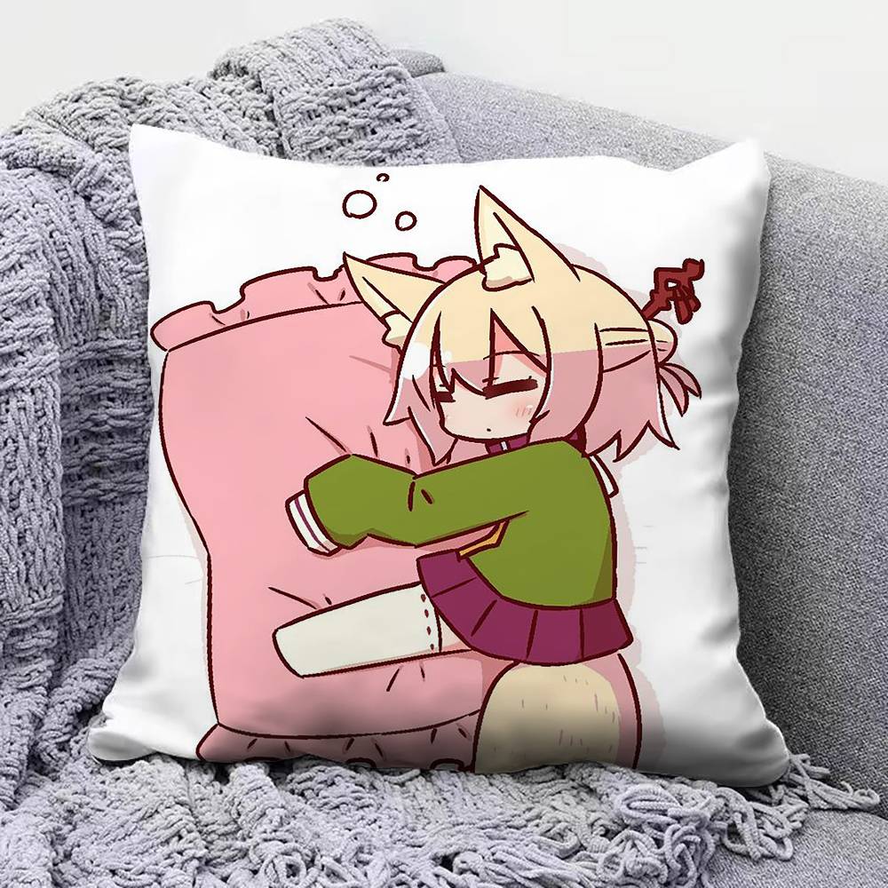 KemomimiChan Cute   Home Sofa Cushion Covers and Aecorative Custom Pillow Covers