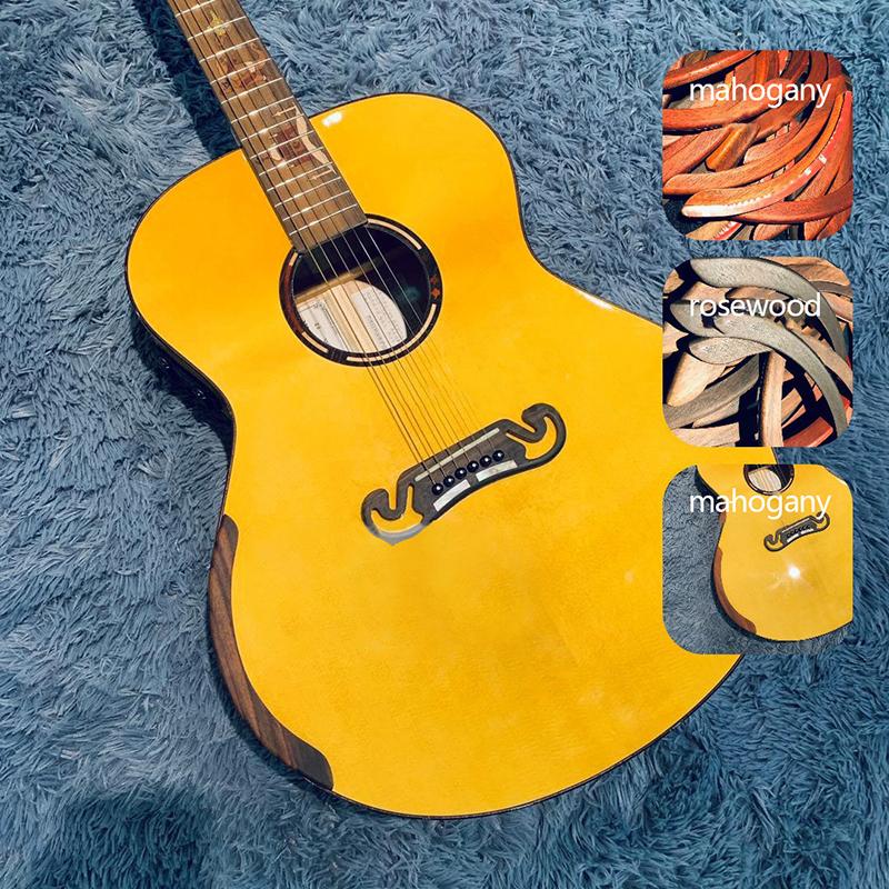 Redwood/Rosewood/Ebony Figured Solid Guitar Arm Rest Guitar Parts & Accessories