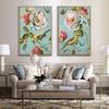 Amerika Blume Vogel Retro Farbe Poster Drucken Kunst Leinwand Malerei Bild Gang Hause Wand Kunst Graffiti Schlafzimmer Moderne Dekor