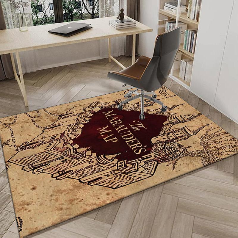 Magic School Adventure Carpet, Chair Rug,Rug for Office Bedroom Living Rooms, Doormat Decor Fan Gift Christmas Gift