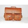Men's Vintage Brown Leather Shoulder Messenger Laptop Bag Briefcase Computer