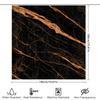 Luxurious Gold Marble Shower Curtain Modern Black Bath Decor Waterproof Fabric For Bathroom Large Size Customizable Printing