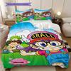 Arale'S Adventure Orange Land Bedding 1 Duvet Cover 2 Pillowcase Without Core Duvet Cover And Pillowcase Christmas Birthday Gift