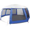 Pool Tent with Removable Rain Fly and Mesh Walls Azure Blue 690 x 690 cm