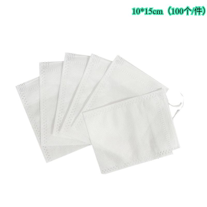 100 pcs disposable food grade tea decoction filter bags, brine bags, non-woven fruit bags