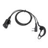 G Shape Earpiece Headset Fit for Kenwood TK 2100 TK 3207 2 Way Radio Earpiece with Push to Talk Key Mic 2 Pin