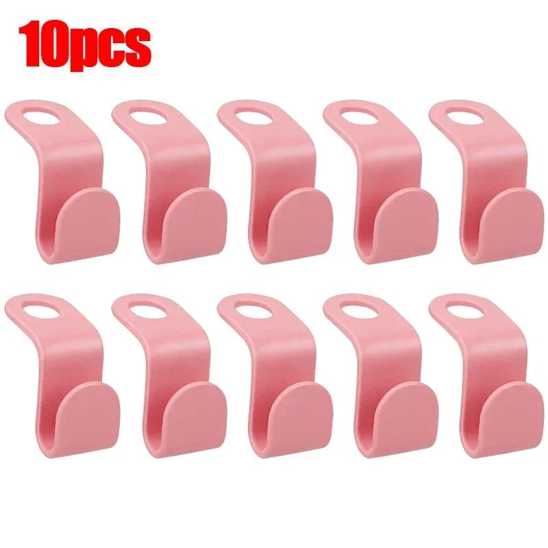 

10/20Pcs Clothes Hanger Hooks Space Saving Closet Connector Hook Cascading Hanger Plastic Extender Clips Wardrobe Coat Organizer 5.5x2cm