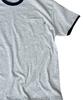 SK8ER ROCK Pocket Ringer T-Shirt ((Melange Gray*Navy))