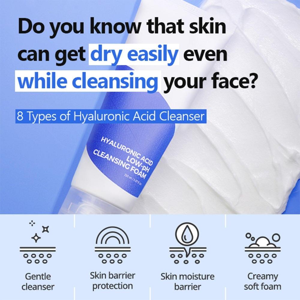 Isntree Hyaluronsäure Niedriger pH Reinigungsschaum 5,07 Unzen