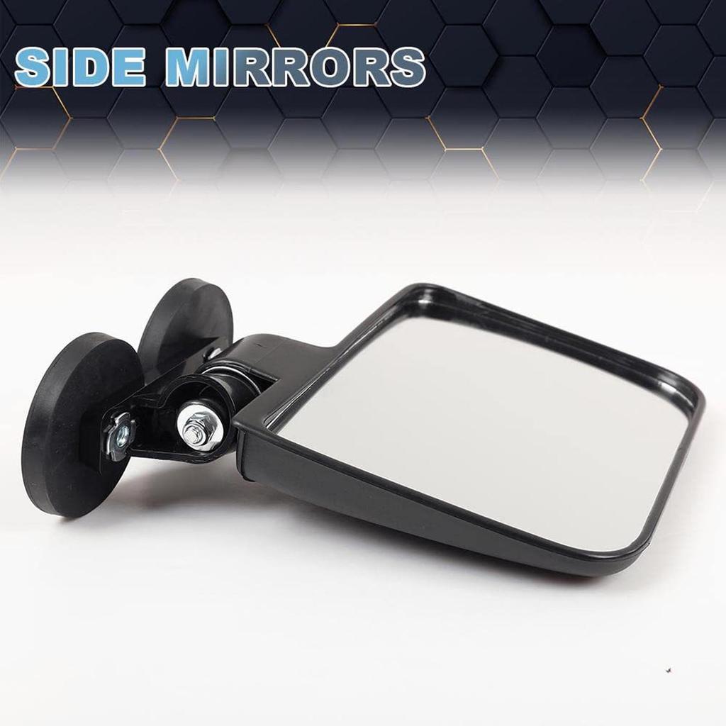 Forklift Side Mirror  Tractor Mirror Replacement for Mahindra Magnetic Side Mirror for Forklift Excavator Golfing Cart