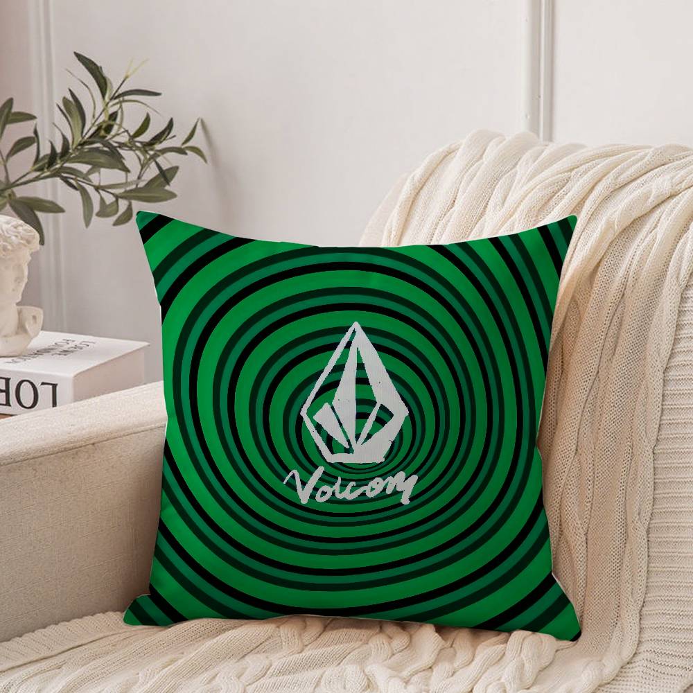 V-VolcomS LOGO Pillow Case Home Decor Throw For Sofa Bed Car Room Decor Gift Idea