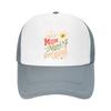 Blessed Grandma Names Floral Typogra Mesh Baseball Cap Casual Hat Outdoor  For Womens Unisex FeUnisex