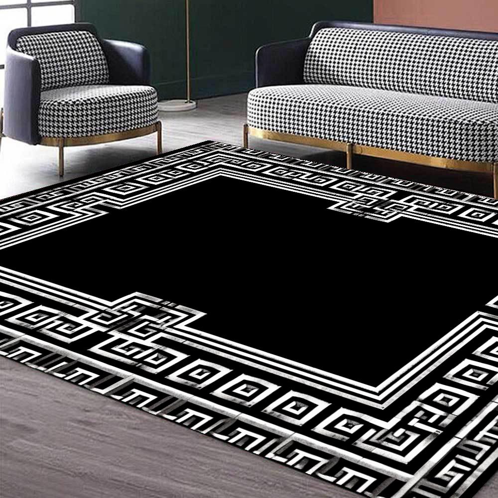 Modern Minimalist Carpet for Living Room Luxury Style Large Room Rugs for Bedroom Decor Home Washable Non-slip Lounge Floor Mats