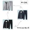Wolass Zippered Hoodie and Pants Solid Long Sleeve XL Men's Set, Breathable, Color, Casual, Sportswear, Running, Sweat-Wicking, Quick-Drying,
