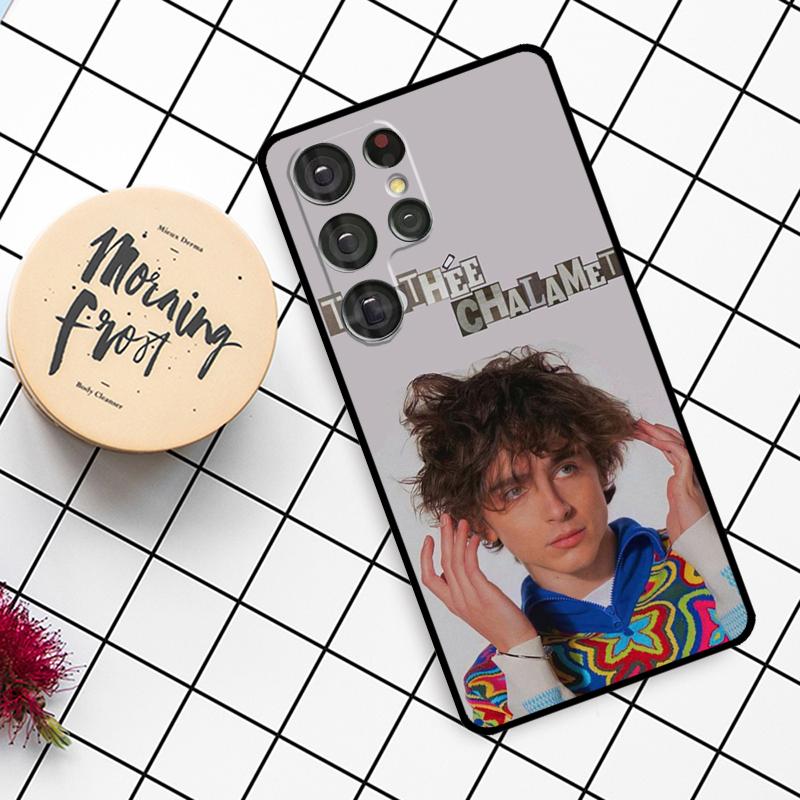 Timothee Chalamet Actor Case For Samsung Galaxy S24 FE S21 S22 S23 S25 Ultra S9 S10 Plus S20 FE S25 FE Phone Cover
