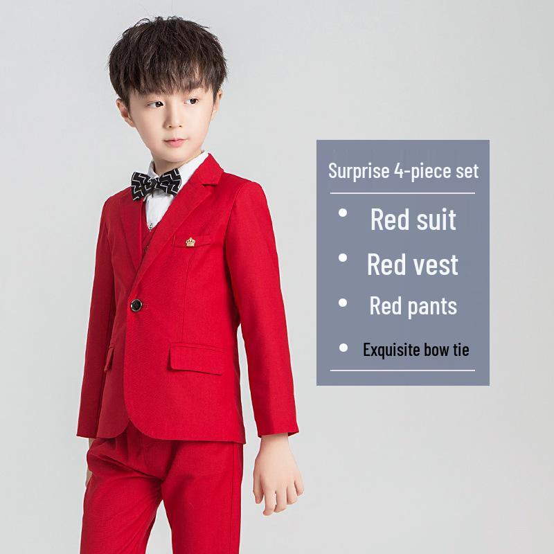 

Дитячий смокінг для хлопчиків - Весняно-осінній наряд для весілля чи заходу 120cm, recommended weight 19-22kg