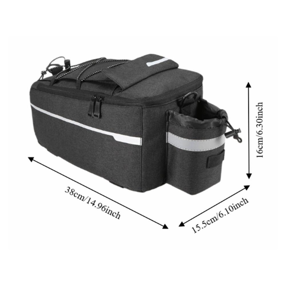 Big Capacity Bike Pannier Bag Insulated Bike Trunk Bag Bicycle Rear Rack Bag  Bicycle Carrier