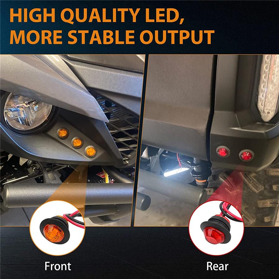 ATV UTV Street Legal Rocker Switch Turn Signal Kit For Polaris RZR Ranger Can-Am