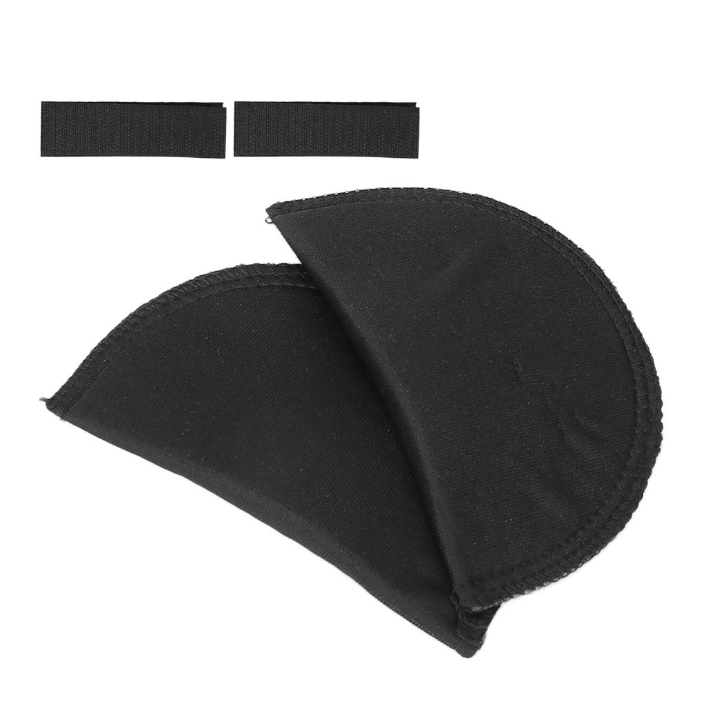 Shoulder Pads Soft Sponge Comfortable Anti Slip Reusable Thicken Shoulder Pads for Clothing Black