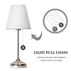 2pcs Ceiling Fan Pull Extension Metal Lamp Pull Chain Pendant For Light Switch Decorative Fan Chain Extender Hanging Cord