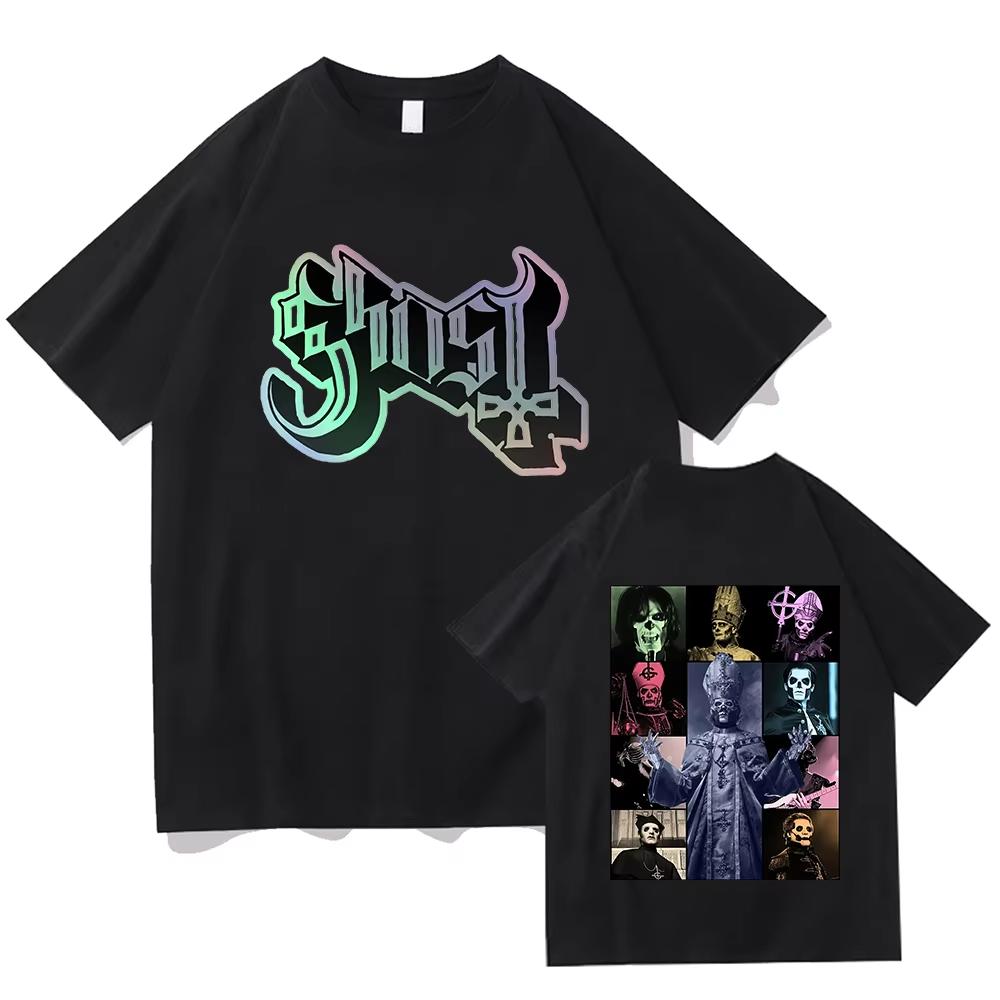 GHOST SKELETÁ T Shirt 2025 New Album Fashion Men/Women Harajuku Graphic T-Shirt Unisex High Quality Aesthetic Cotton Tees Shirts